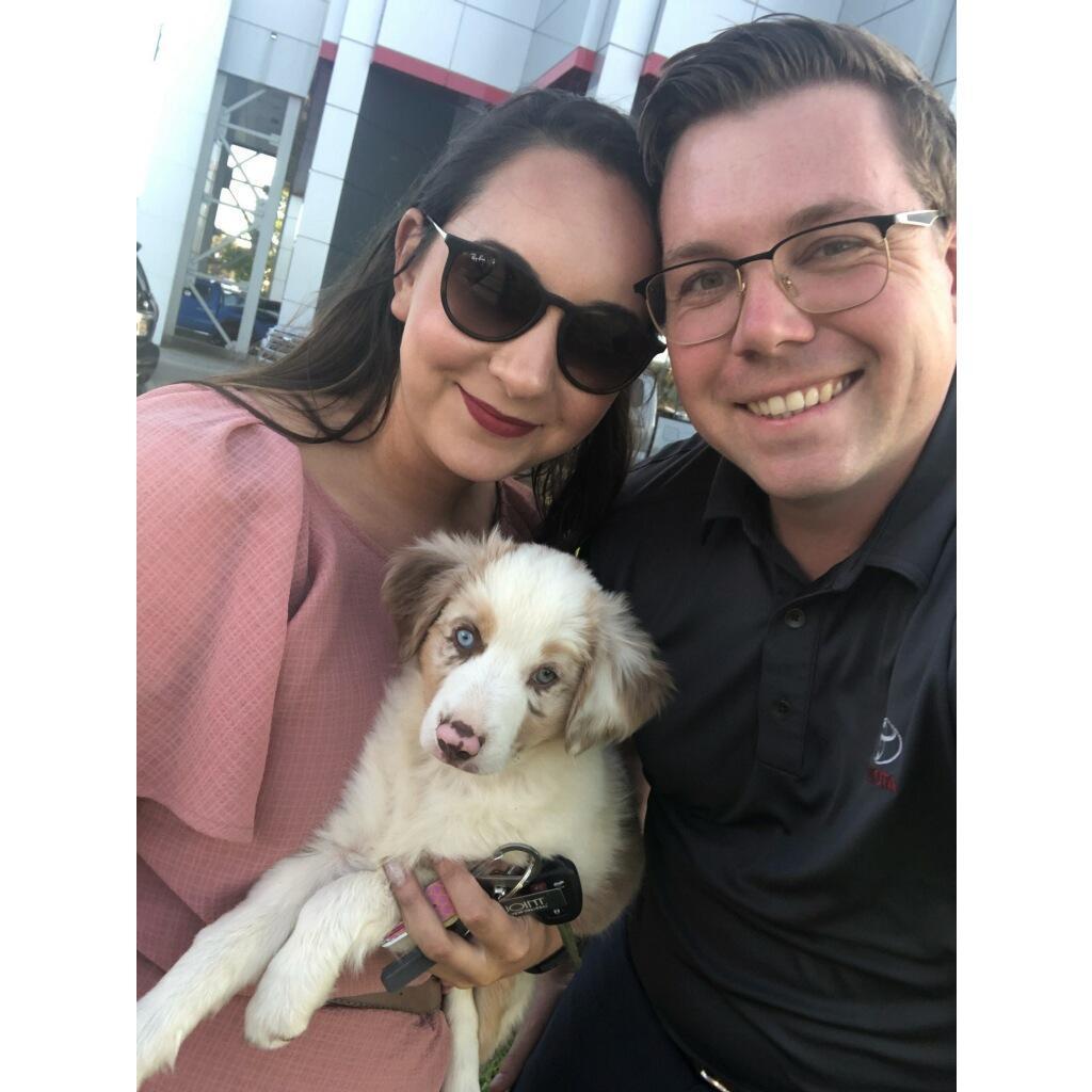 The day we got our Lizzy girl