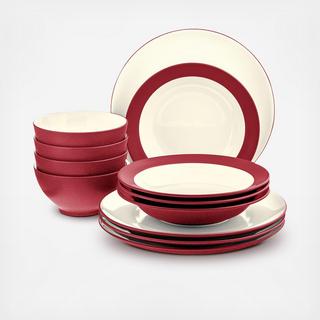 Colorwave 12-Piece Dinnerware Set by Macy's, Service for 4