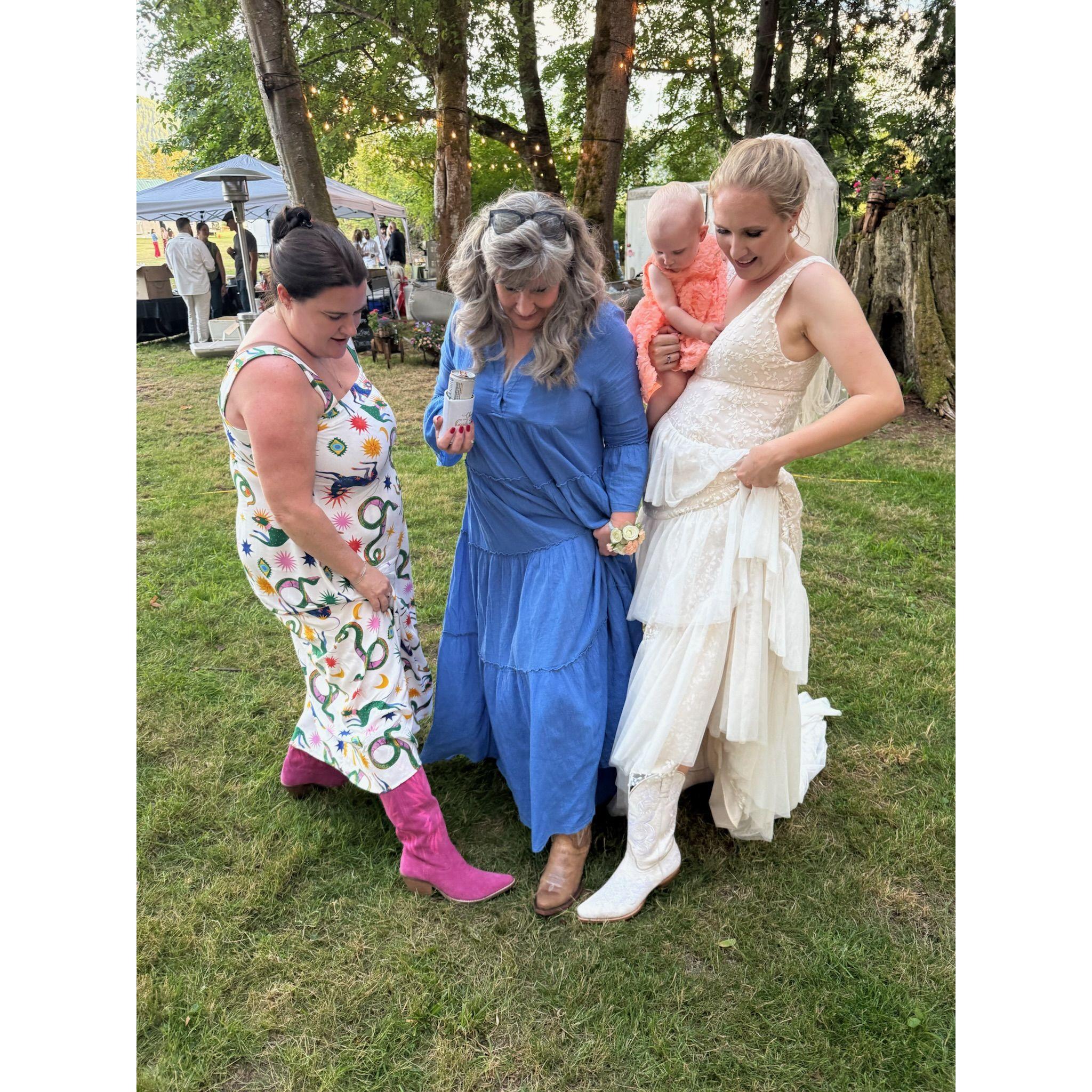 No my shoes are better