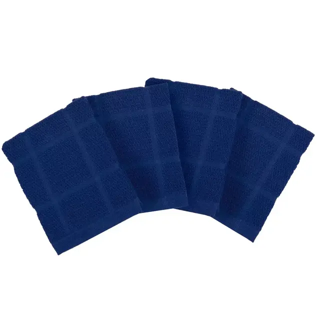 Our Table™ Everyday Solid Dish Cloths in Blue (Set of 4)