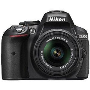 Nikon D3300 w/ AF-P DX 18-55mm VR Digital SLR (Black) w/ Wifi Adapter