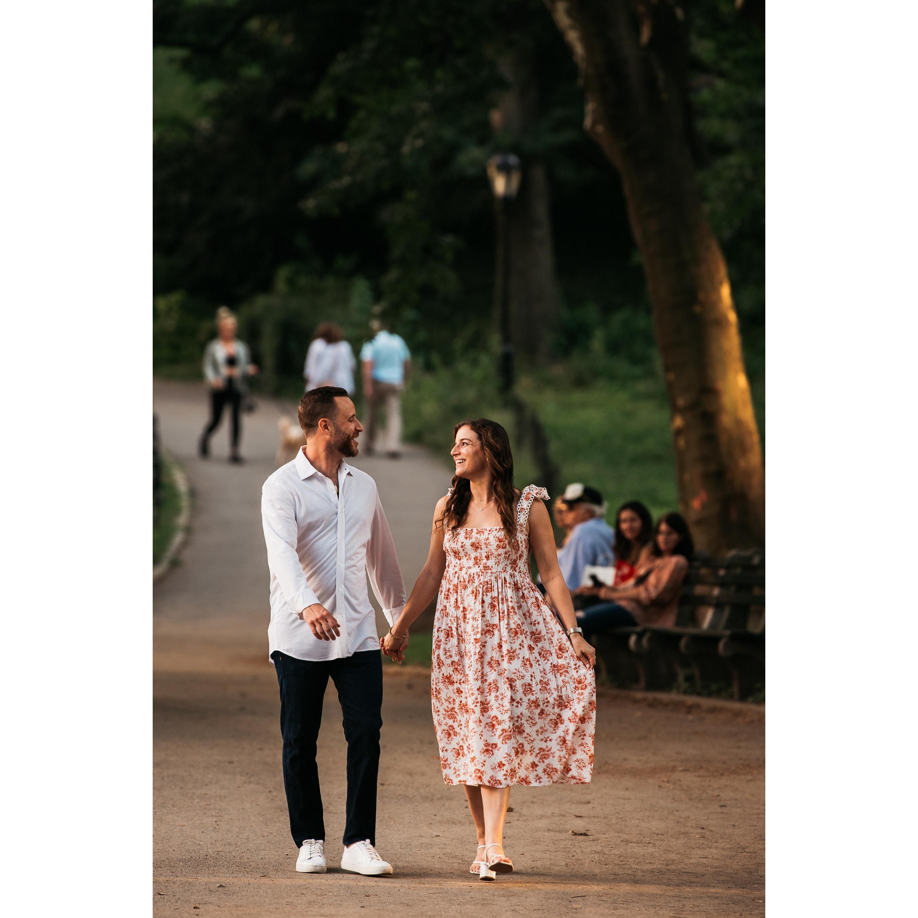 Ready to walk into forever with each other!