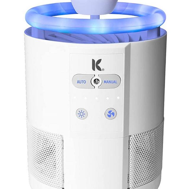 Katchy Indoor Fruit Fly Trap, Mosquito Killer, and Gnat & Bug Catcher with UV Light Fan and Sticky Traps for Bugs