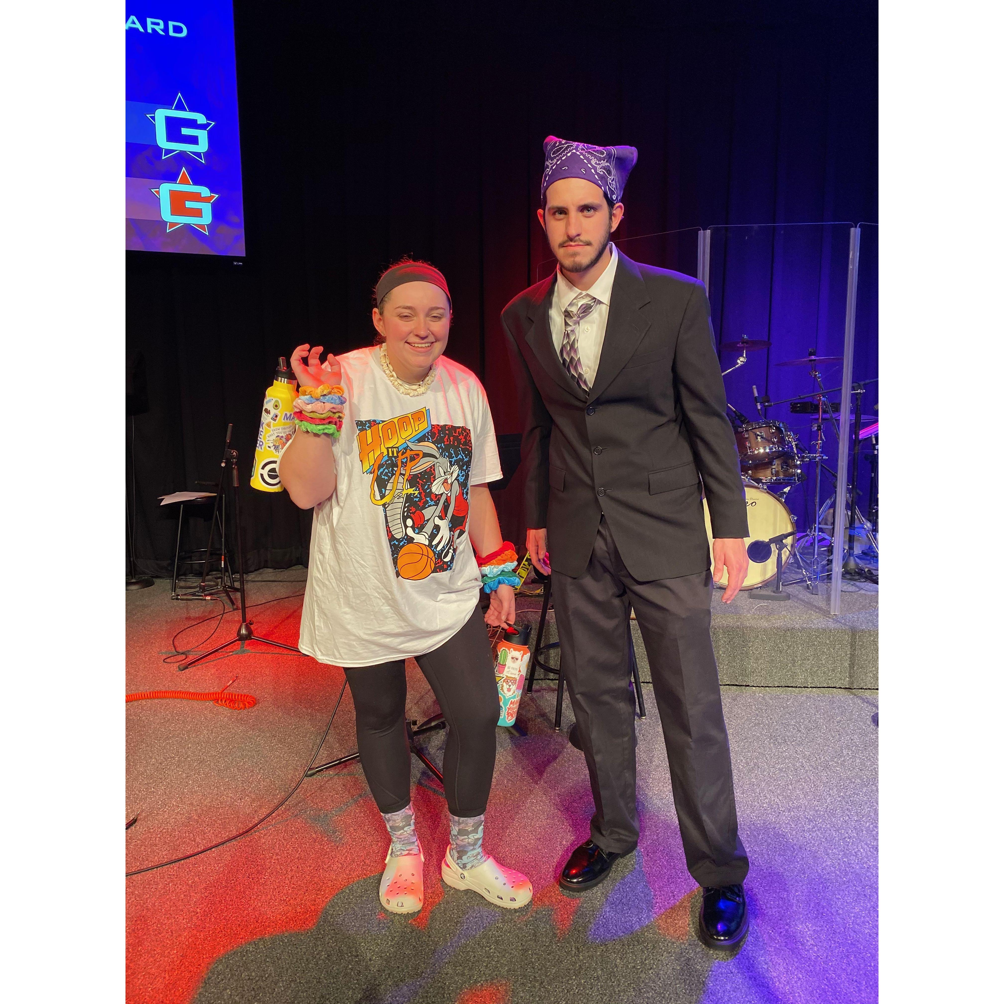 Halloween 2019. Michael Scott and a basic white girl.