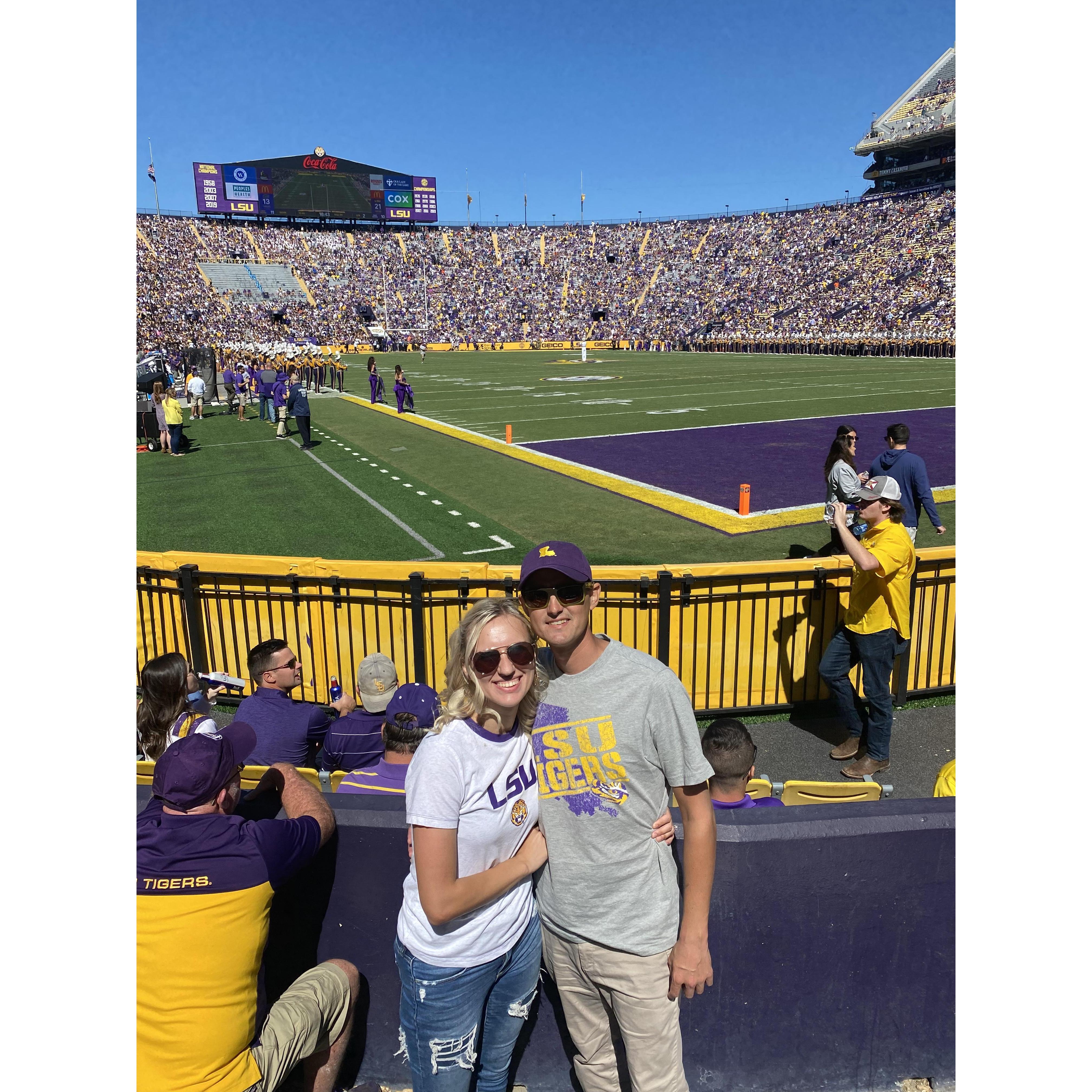 Our first LSU game together!