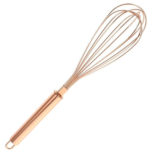 VOSAREA Mini Whisk Small Stainless Steel Whisk Kitchen Tiny Egg Beater with Thick Wire for Cooking ing Blending Ingredients Beating Mixing Sauces (12.97X2.16X2.16 Inch)