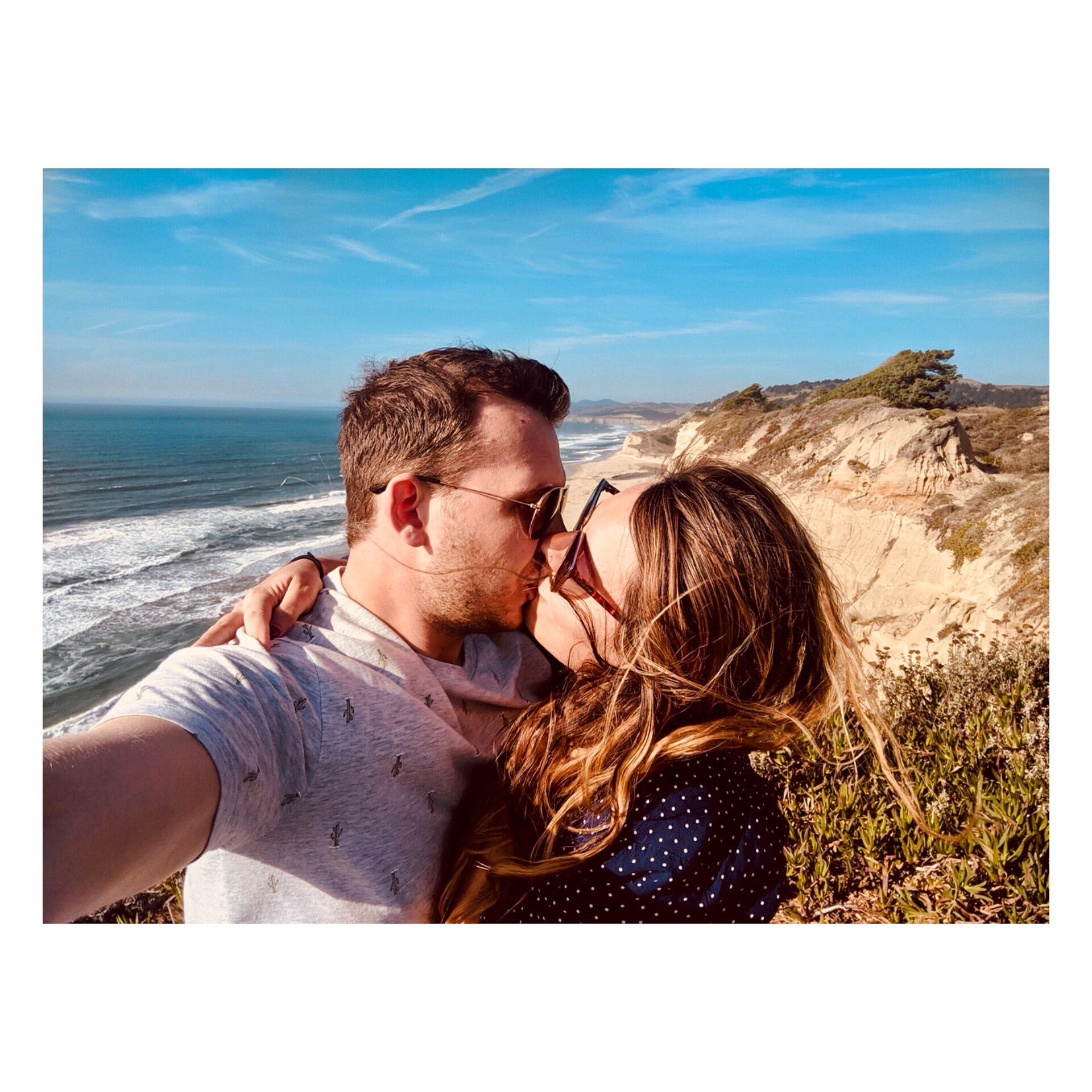 On the California coast!