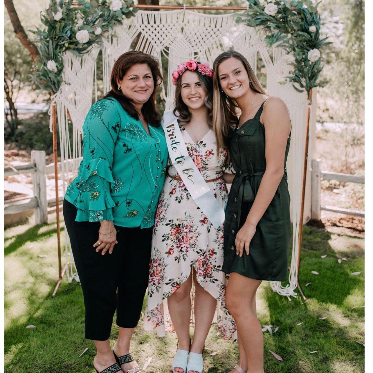 Bridal Shower pic with my soon-to-be in-laws (October 20th, 2019)