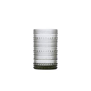 D&V Jupiter Glass Collection Iced Beverage, 13 oz, Smoke, Set of 6