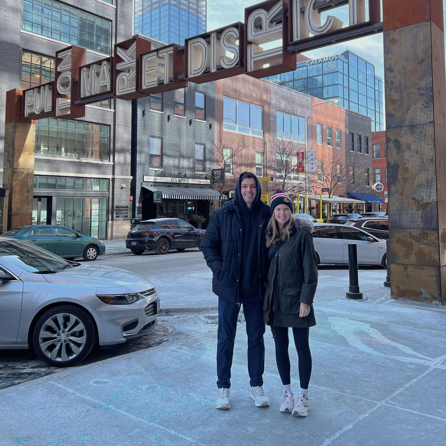 Our first visit to Chicago together (we would also end up moving here)