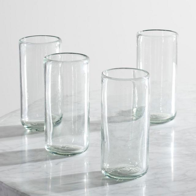 Recycled Glassware Highball, Set Of 4