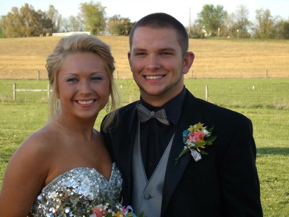 Our first year together. Cody's senior prom at Daviess County.