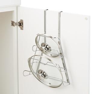 Chrome Over the Cabinet Lid Holder