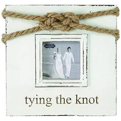 Mud Pie Tying The Knot Frame, Gold