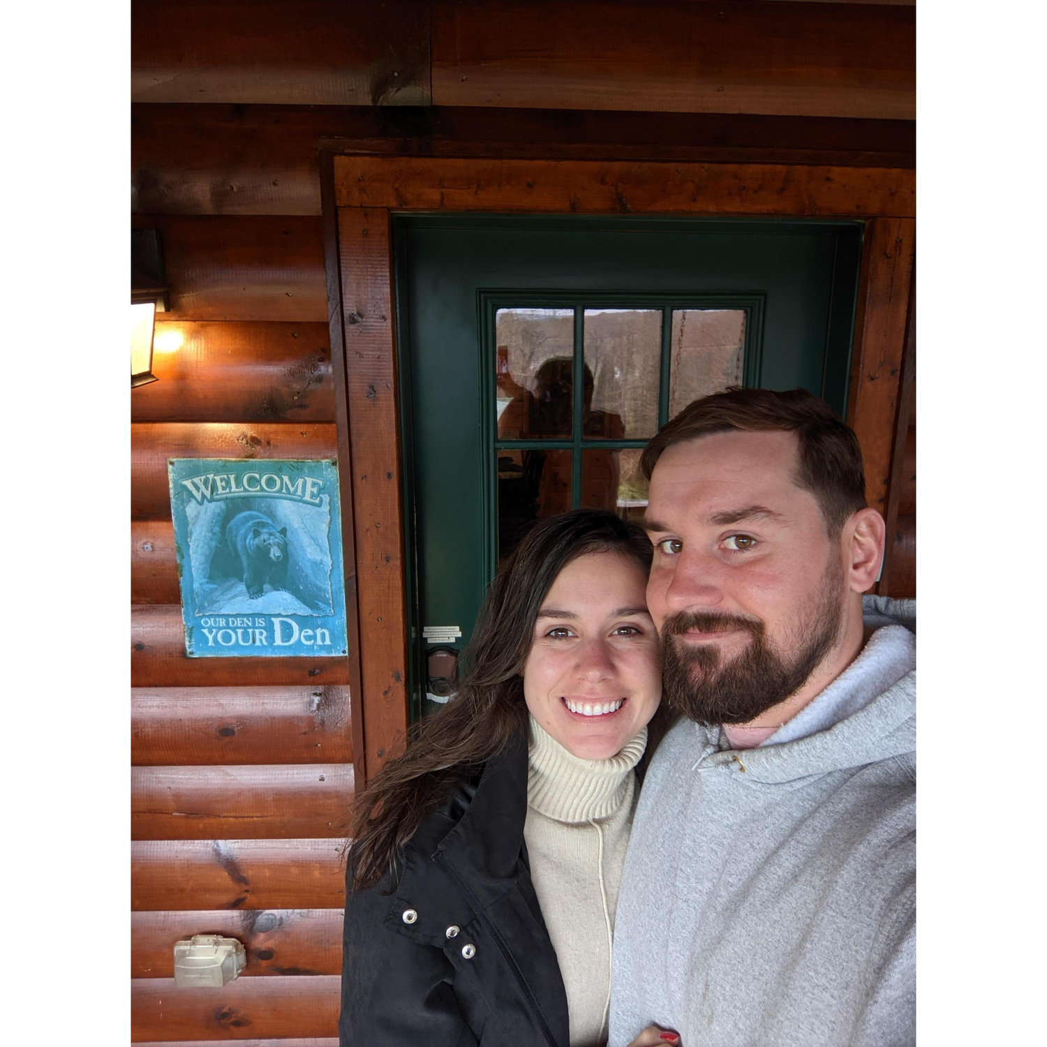 Our cabin for the weekend!