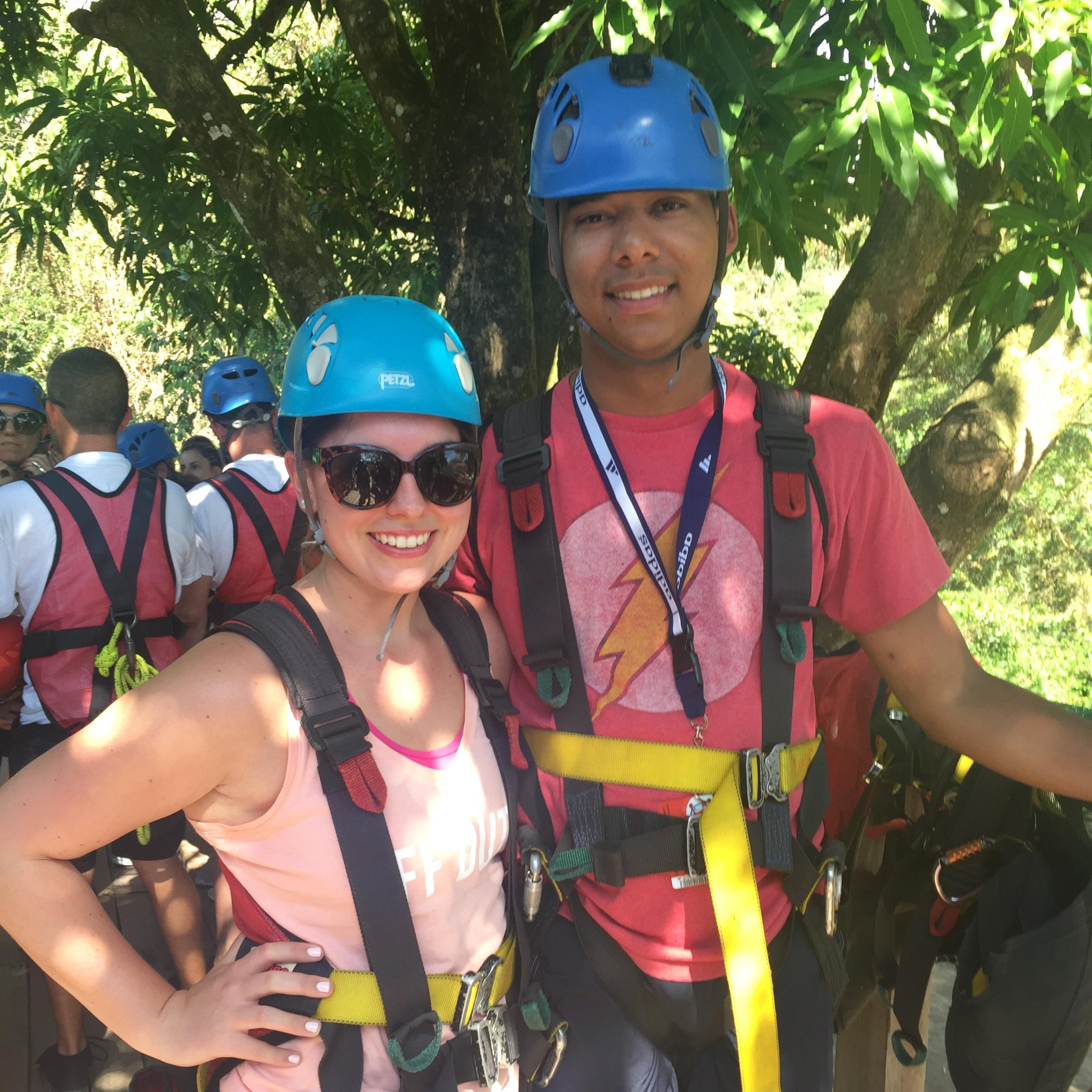 Ziplining in St. Kitts (2017)