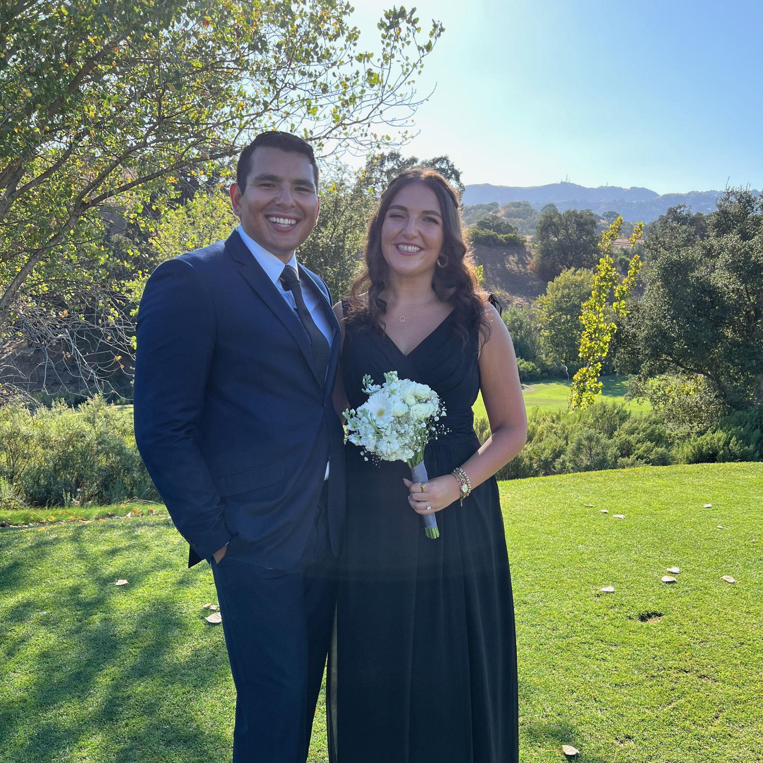 The last wedding we attended before our own; celebrating Nick and Jess