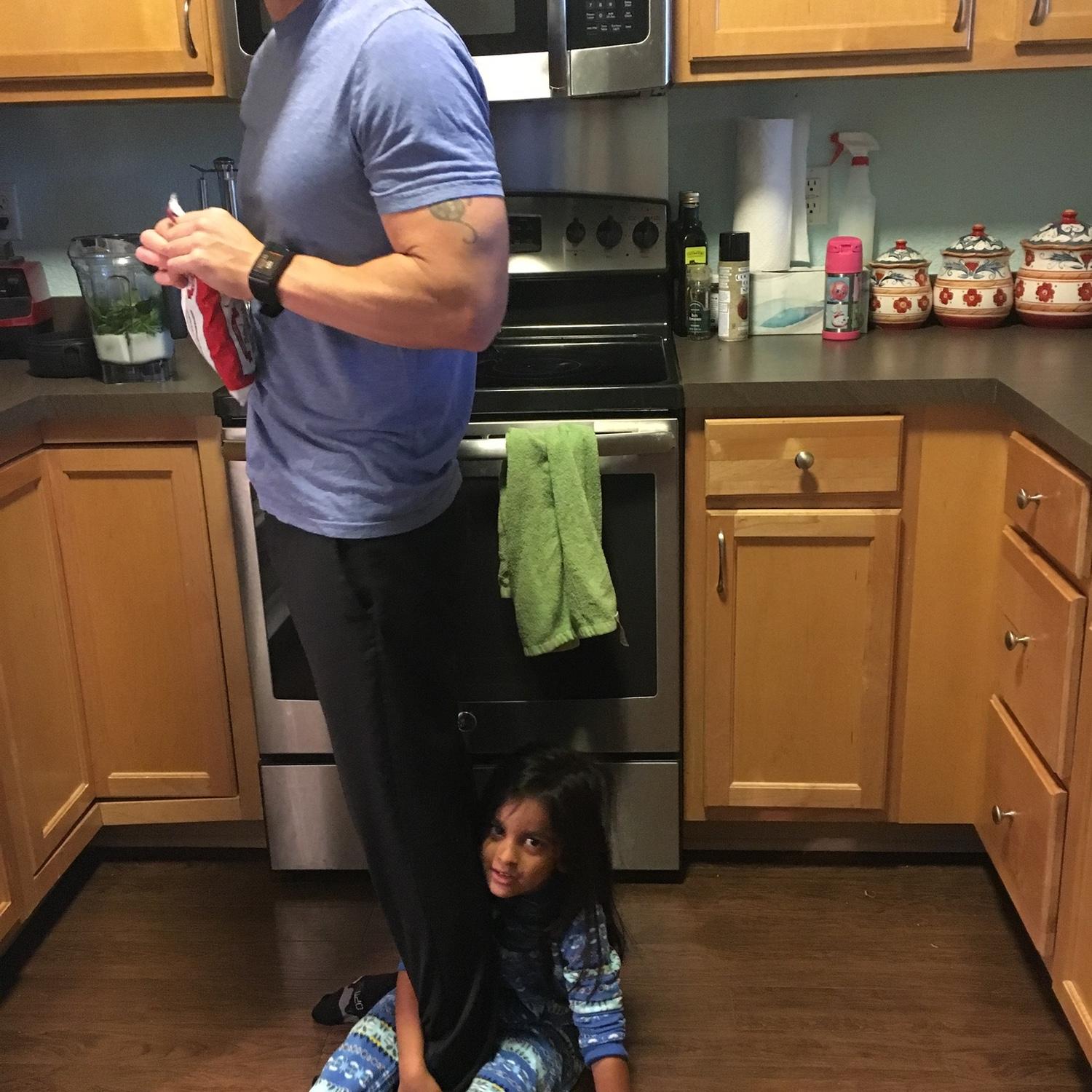 Zainab doing her usual