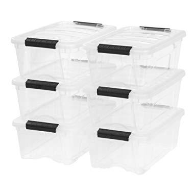 IRIS 13qt Heavy Duty Plastic Storage Bin with Durable Lid