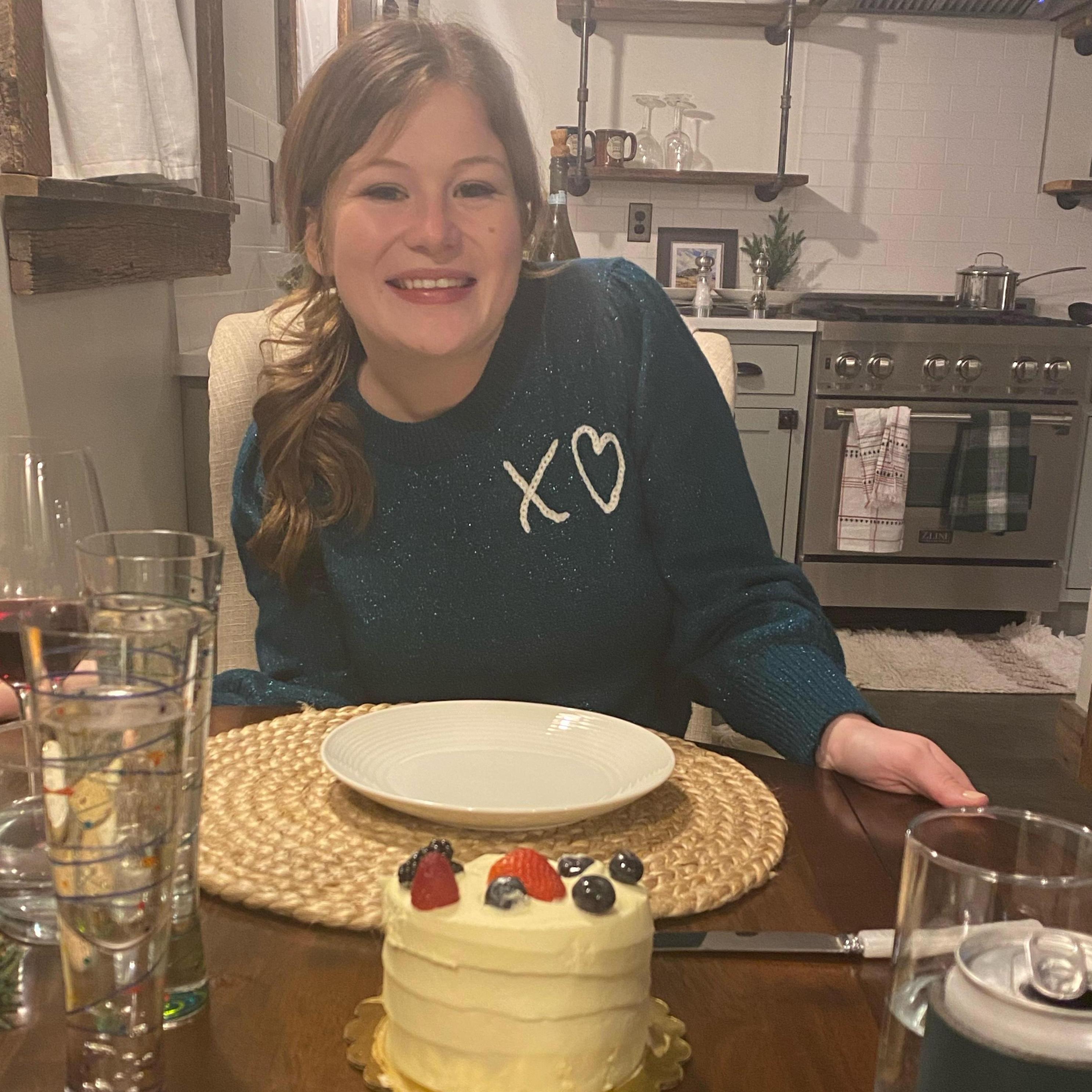 November 25, 2020-  cake for two!