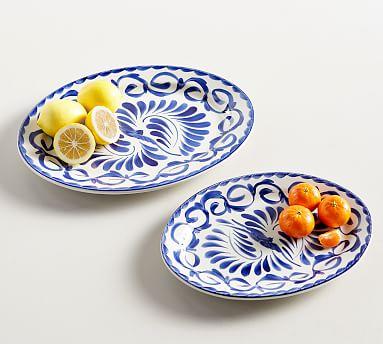 Puebla Oval Serving Platters