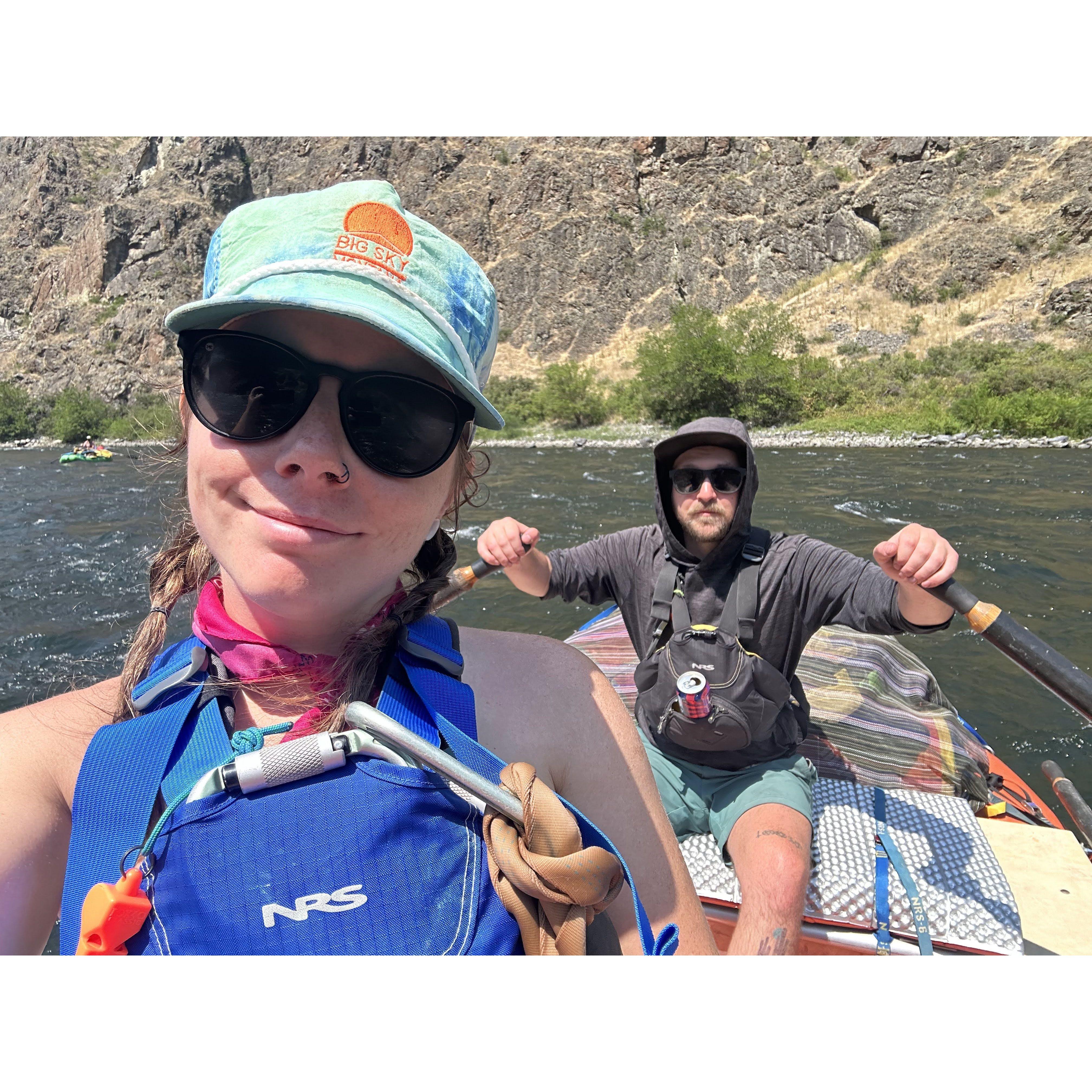 This was our Hell's Canyon rafting trip. Crushed big water here!