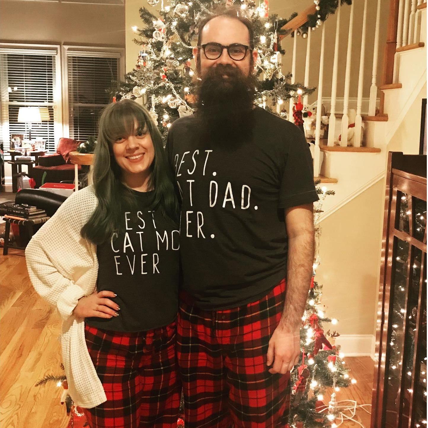 Best cat parents, Christmas 2019