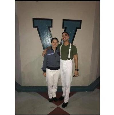 Our first photo together as friends, who would have guessed we would be where we are today.