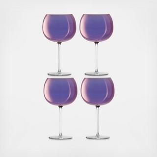 Aurora Balloon Glass, Set of 4