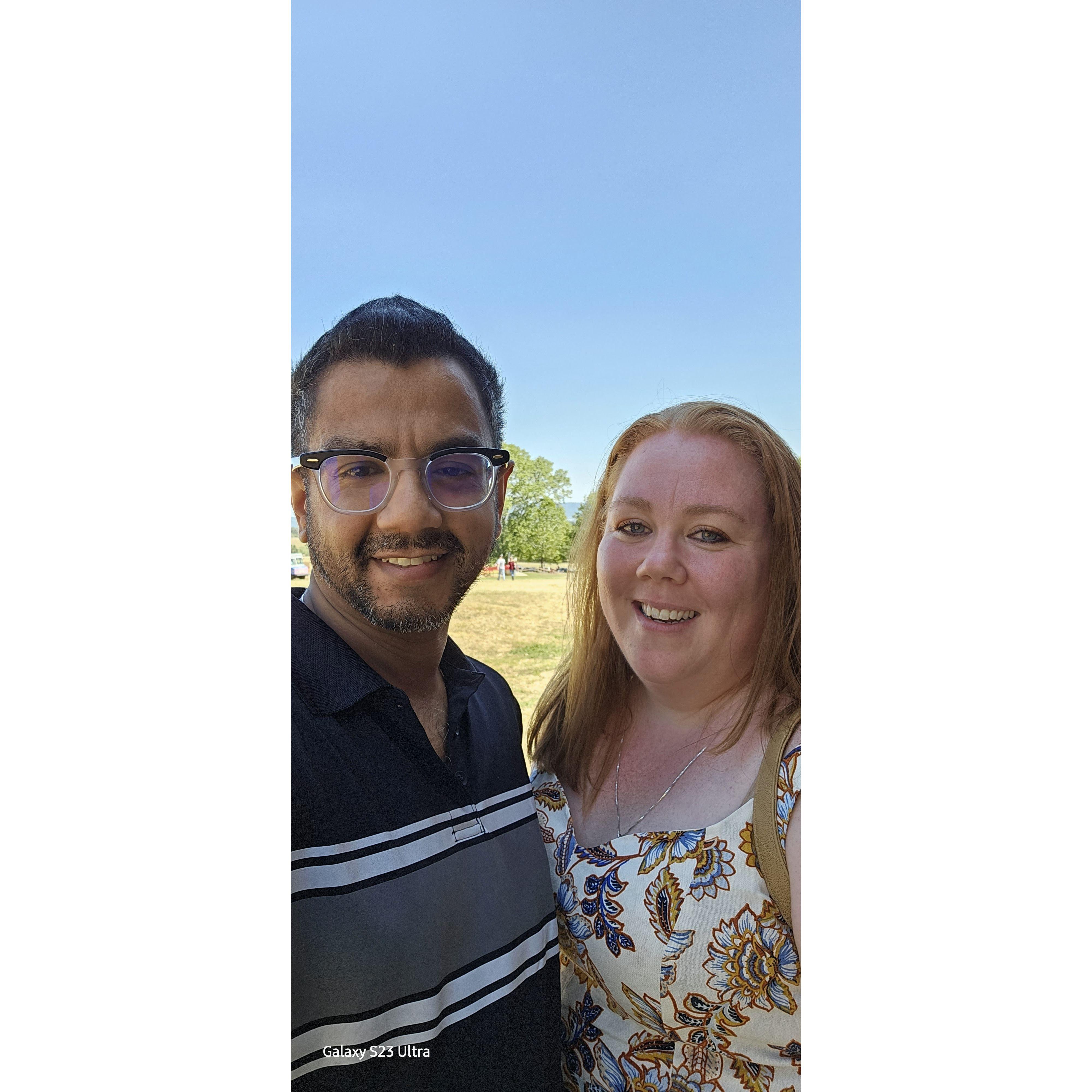 One of our first dates... Sunflower Festival