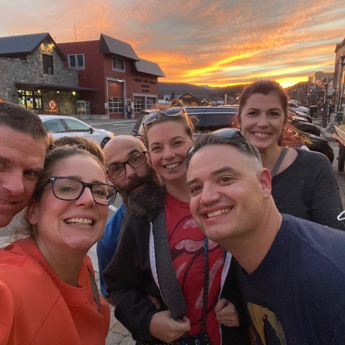 Celebrating Brian's 40th Birthday.
Truckee, November 2021