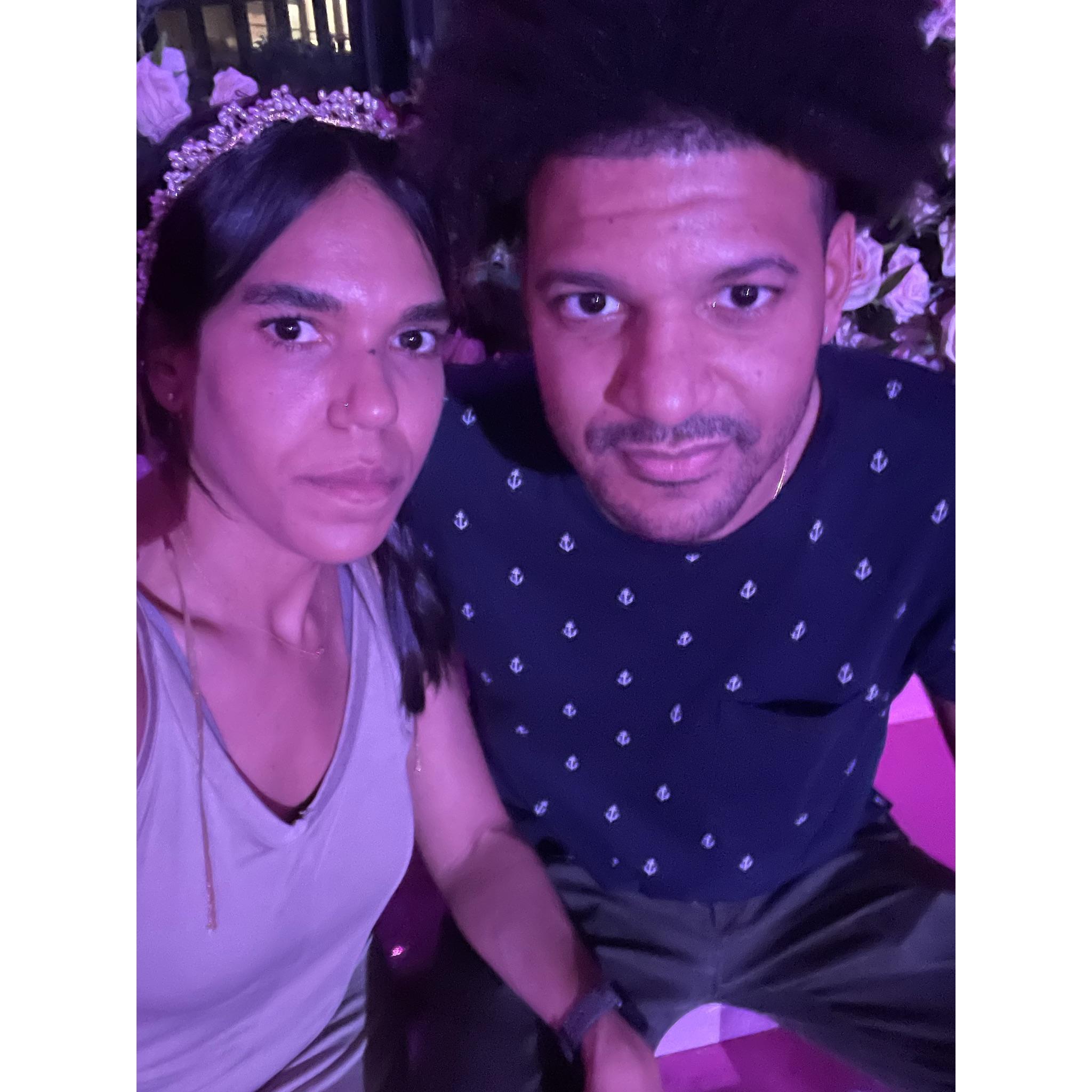 El rey y la reina del verano.