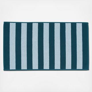 Simple Striped Terry Bath Mat