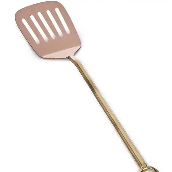 Southern Living Stainless Steel Hammered Copper & Forged Gold Slotted Spatula | Dillard's