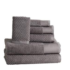 ISABELLA CROMWELL 6 Piece Premium Cotton Bath Towels Set