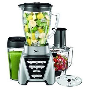 Oster® Pro 1200 Blender Plus Smoothie Cup & Food Processor - Brushed Nickel-BLSTMB-CBF-000
