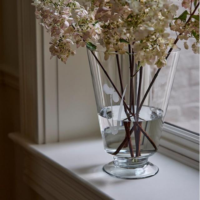 Williams Sonoma Home x Josh Young Chloe Etched Glass Vase