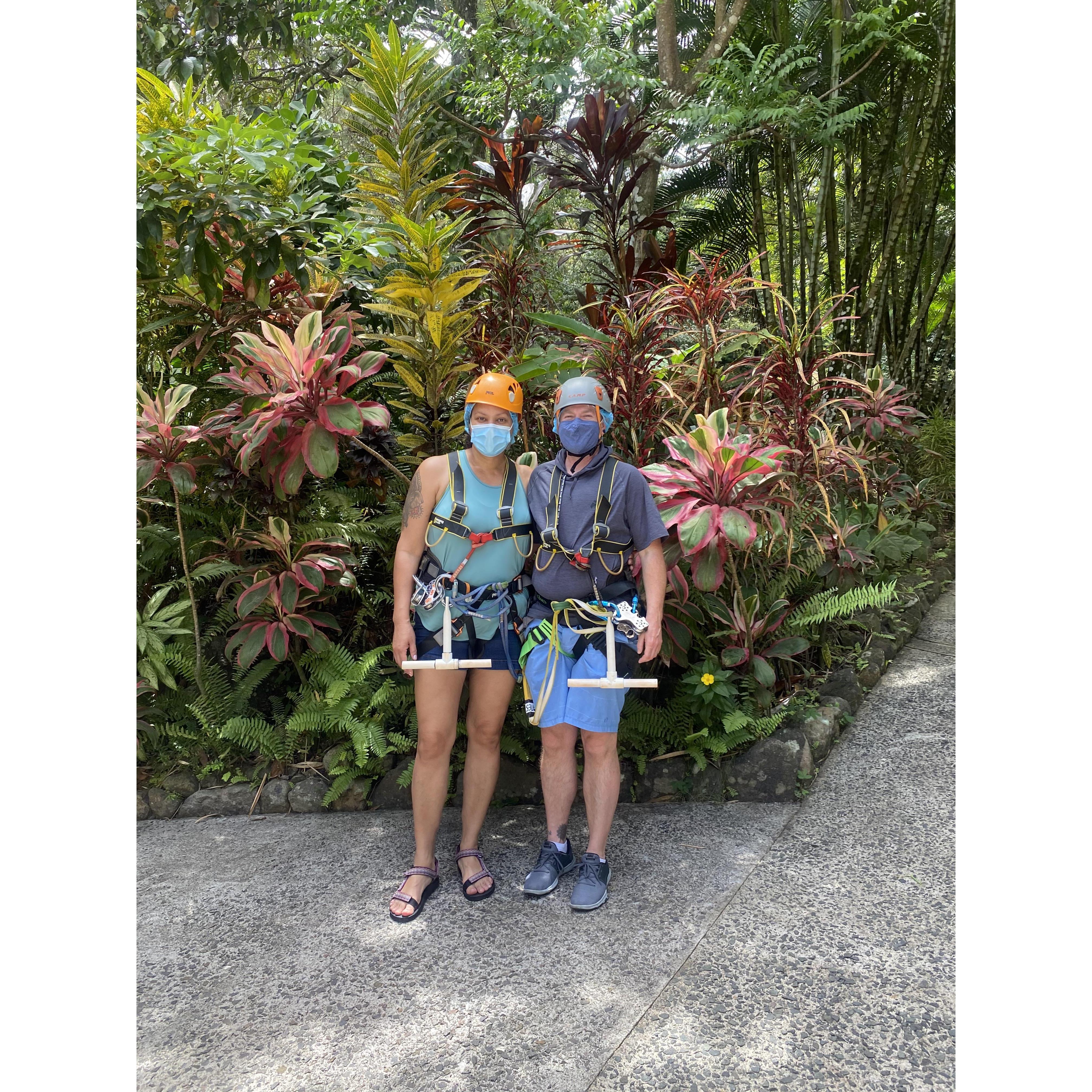 A couple that adventures together, stays together.
Almost wife and almost husband.