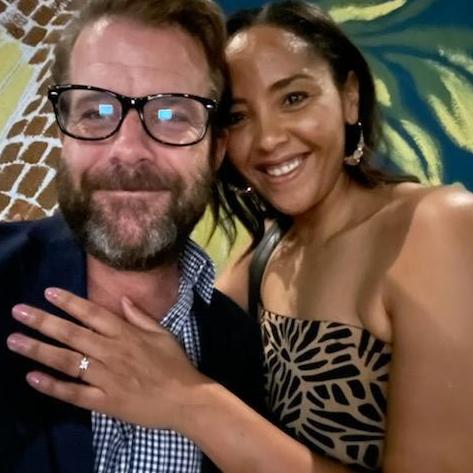 The night of our engagement in Culver City