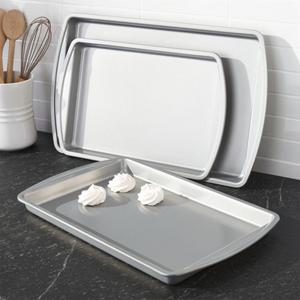 Set of 3 Non-Stick Baking Sheets