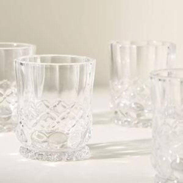 Savannah Juice Glasses, Set of 4: Clear