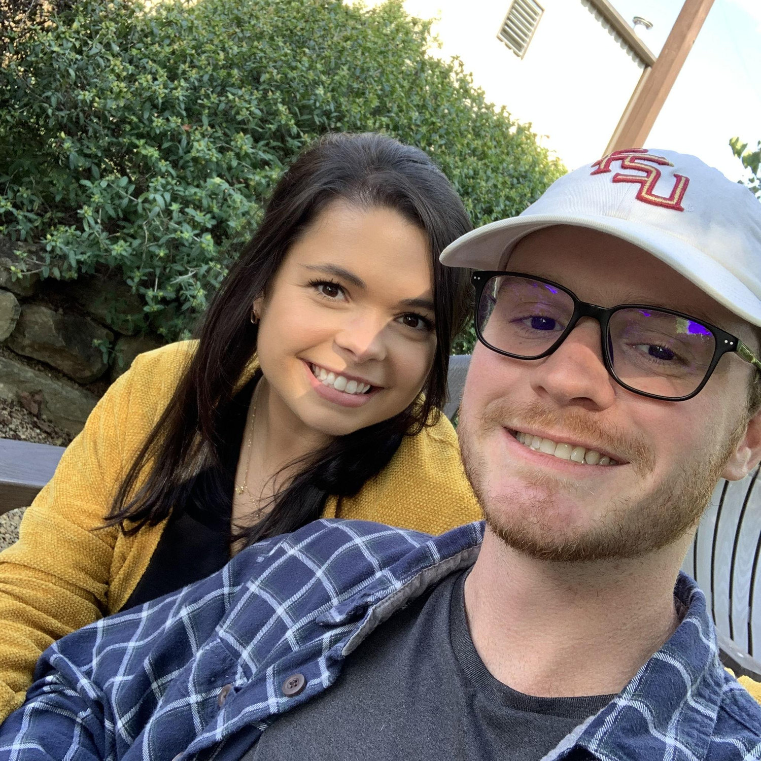 Our first picture together in North Carolina.