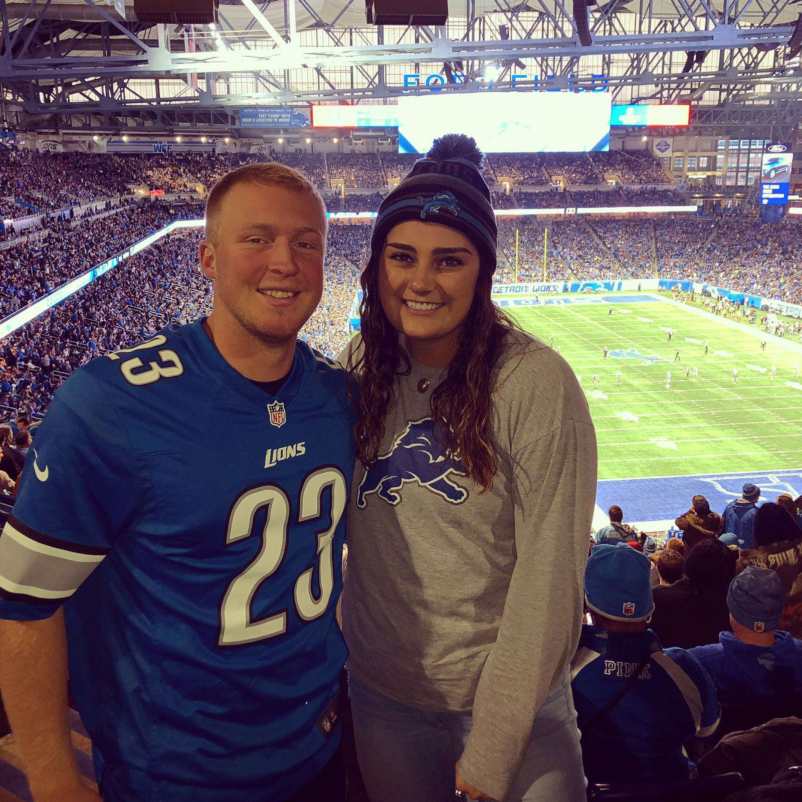 Our first Lions game