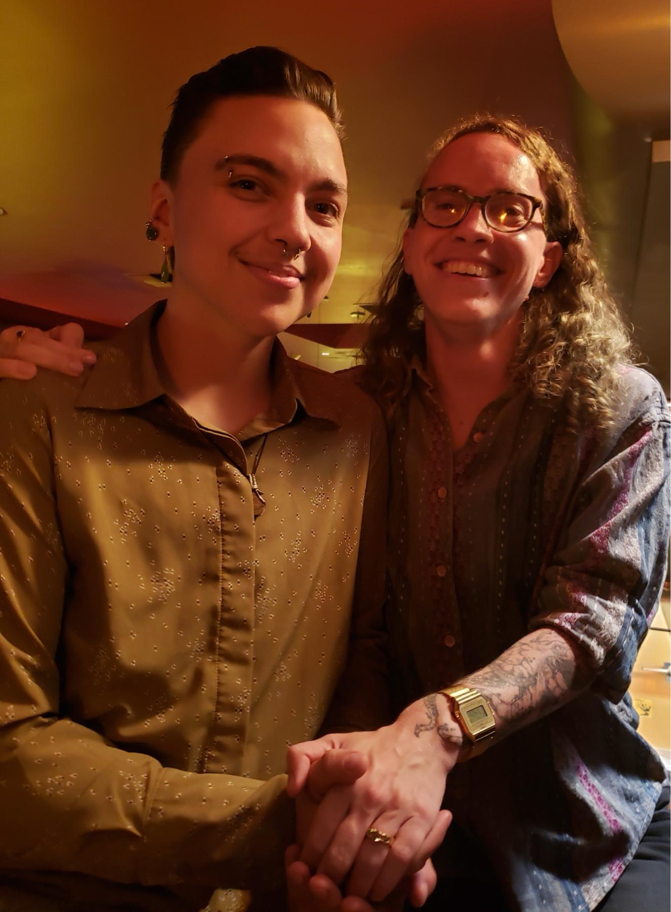 The night we got engaged! ✨