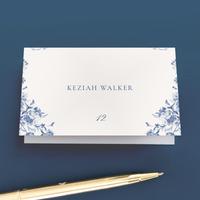 Hattaway | Dark Cobalt | Zola Wedding Place Cards