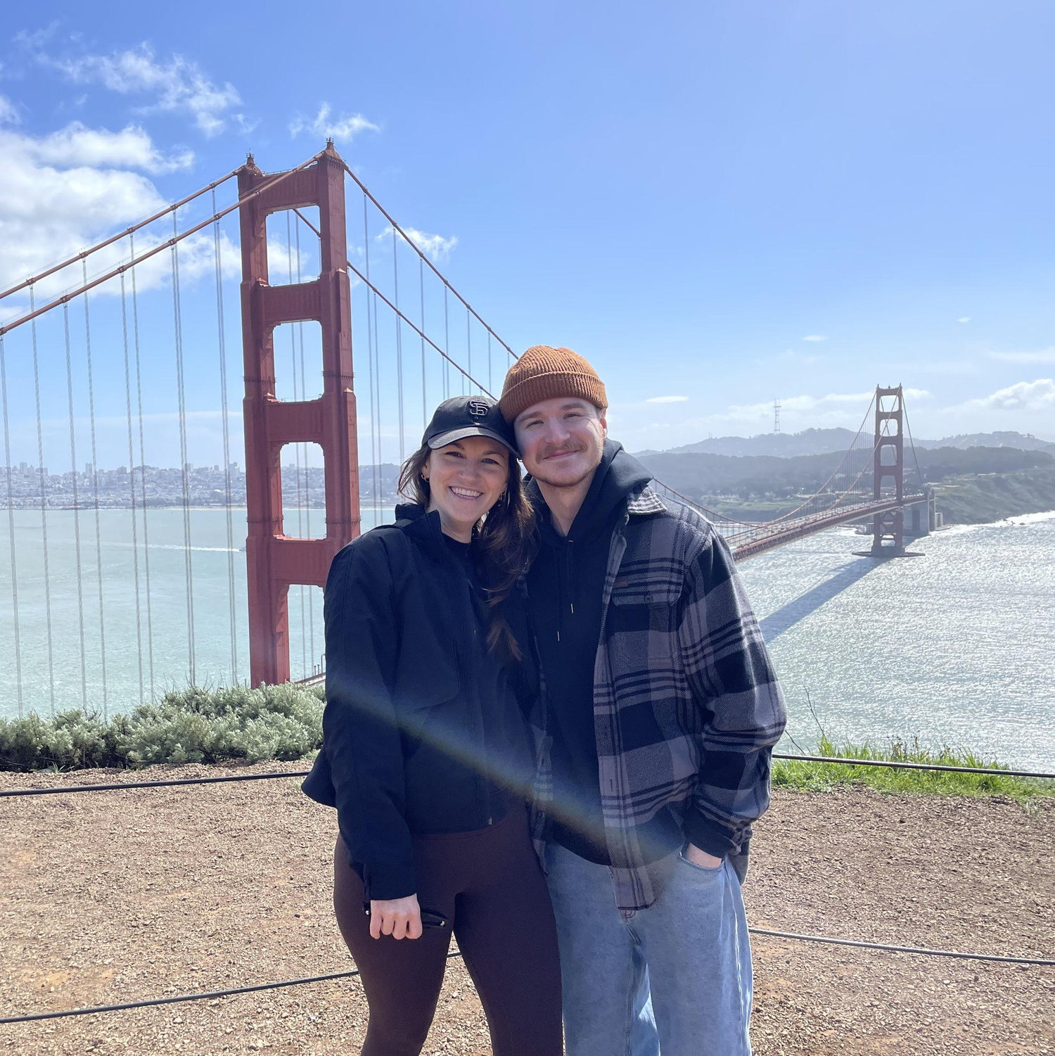 We love when friends come to visit and showing them around San Francisco - one of Nik's many visits (2025).