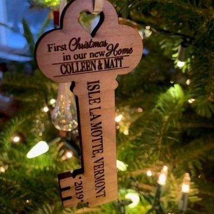 Our first Christmas in our new home in Isle La Motte, VT