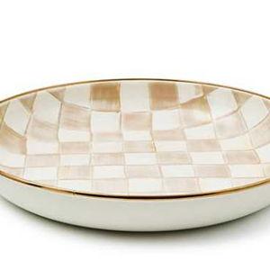 Mocha Check Abundant Bowl