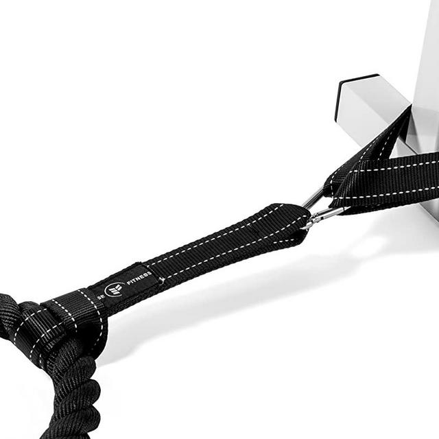 Eclipse Fitness Battle Rope Anchor Strap Kit | Heavy Duty Reinforced Nylon | Easy and Fast Setup | Stops Rope Damage | Stainless Steel Carabiner | Includes Exercise Guide | for Crossfit |