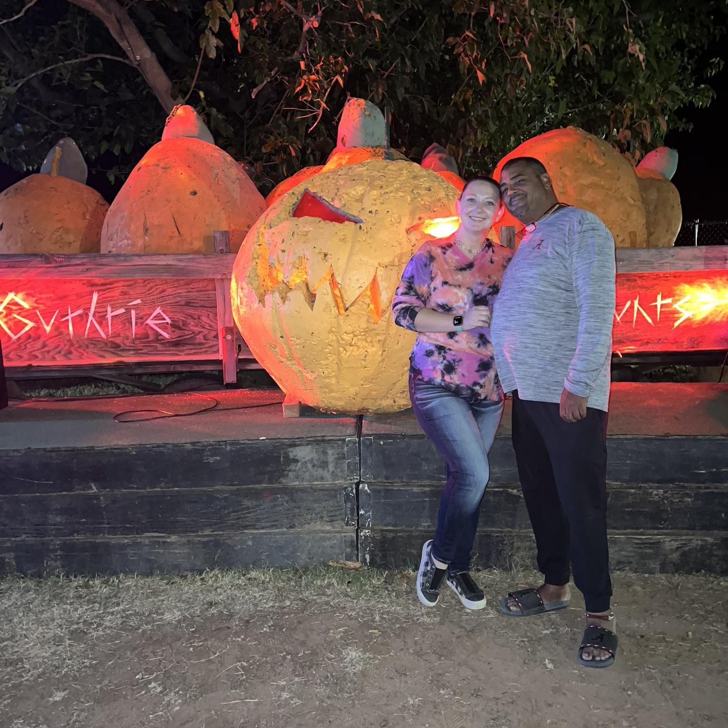 Halloween haunted trails are a must for us